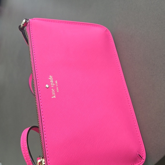 Kate Spade Mikas Pond Janelle Saffiano Leather Cross Body Bag  pink 💗 - Picture 5 of 16